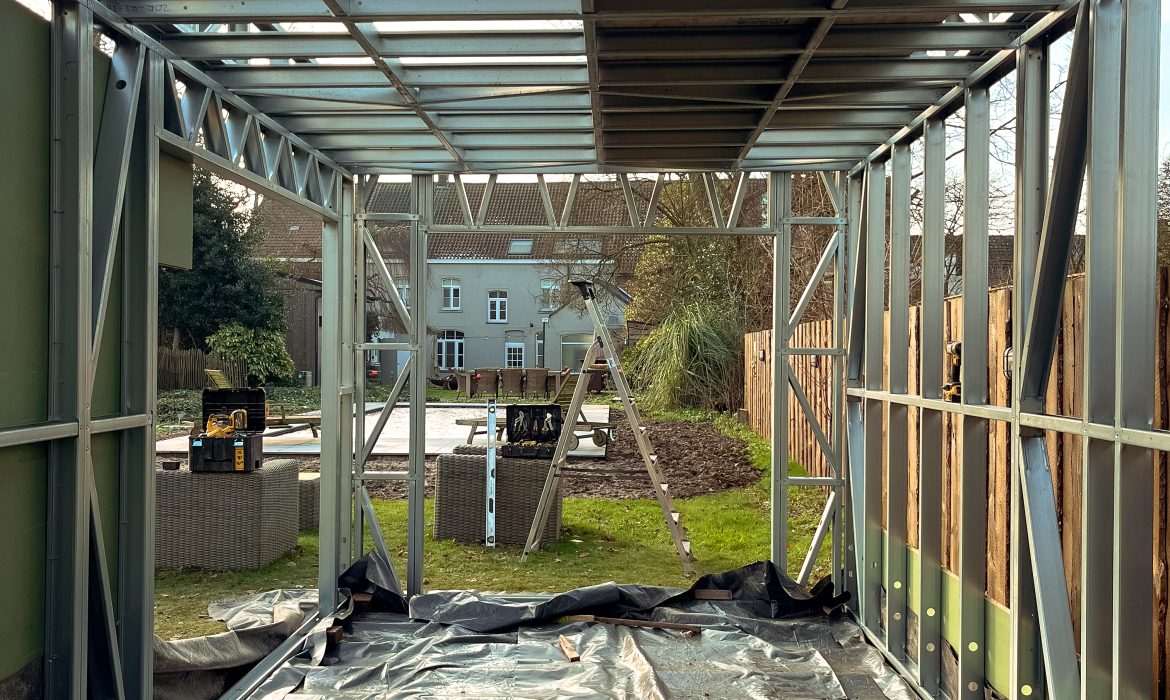 steelframe woning bouwen