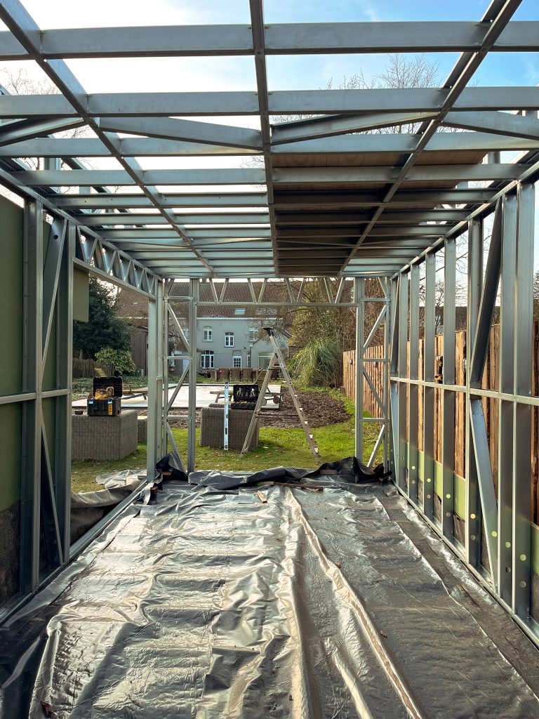 steelframe woning bouwen